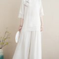 2025 New Chinese Zen Tea Robe Set