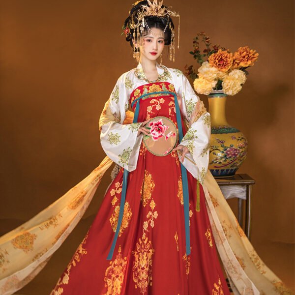 tang-dynasty-women's-costume-halter-skirt-spring-outfit-main-photo