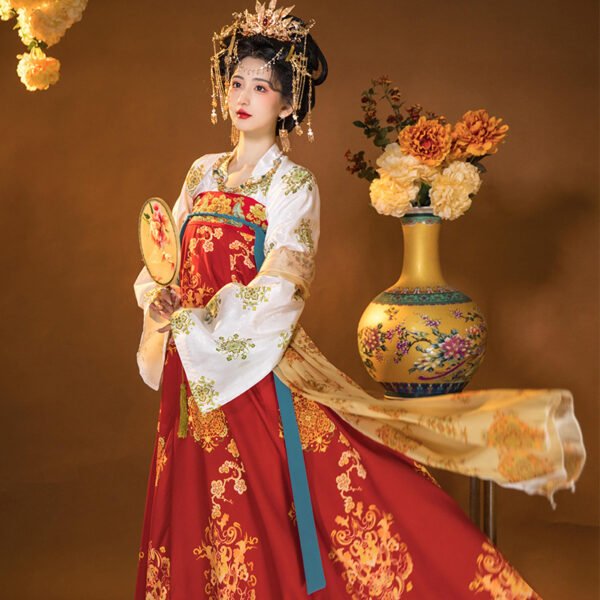 tang-dynasty-women's-costume-halter-skirt-spring-outfit-photo-1
