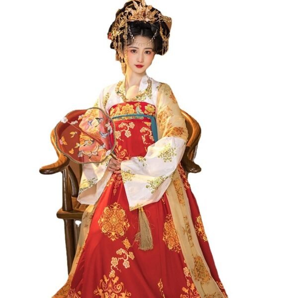 tang-dynasty-women's-costume-halter-skirt-spring-outfit-photo-4