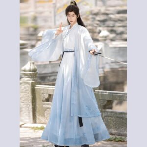 Autumn Men's Song-Style Student Performances Hanfu