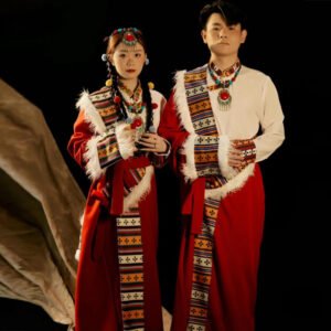 Traditional Tibetan Robe For Men Or Women
