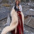 red-women-tibetan-clothing-set-main-photo
