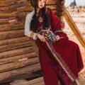 red-women-tibetan-clothing-set-main-photo-3
