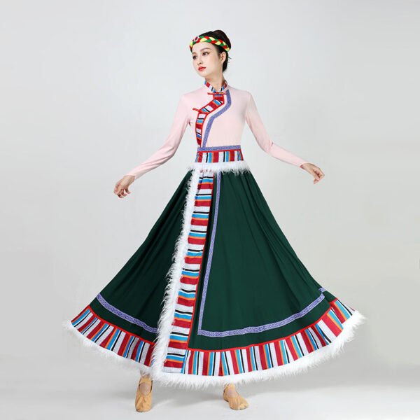Tibetan dance performance clothing