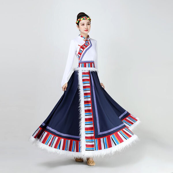 Tibetan dance performance clothing