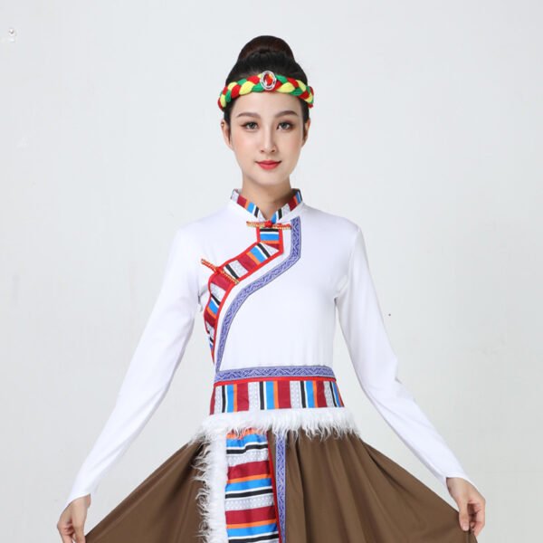 Tibetan dance performance clothing