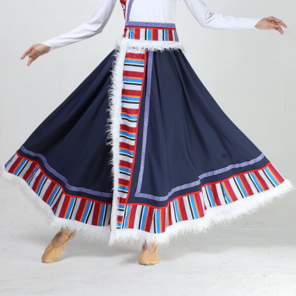 Tibetan dance performance clothing