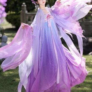 Women's Tang Dynasty Wrapped Skirt Hanfu Set