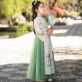 Girl's Green Hanfu Dress