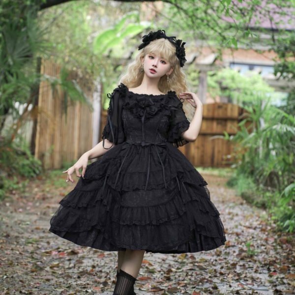 Iris Love Black Lolita Dress