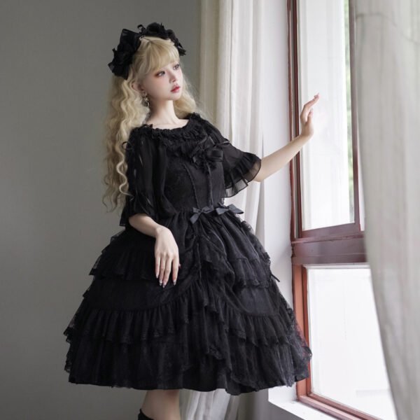 Iris Love Black Lolita Dress