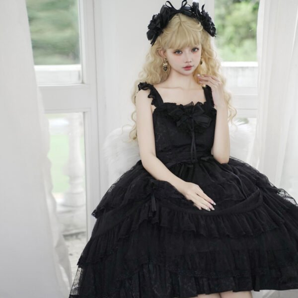 Iris Love Black Lolita Dress