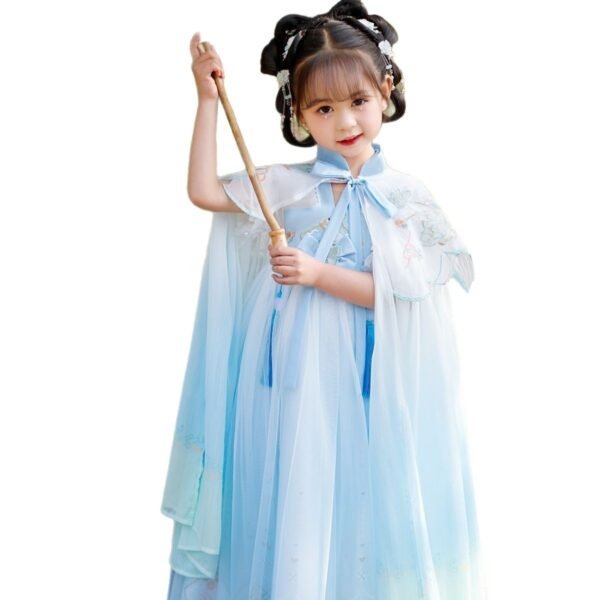 Best Quality Pink/Blue Girl's Hanfu Set