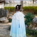 Best Quality Pink/Blue Girl's Hanfu Set