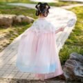 Best Quality Pink/Blue Girl's Hanfu Set