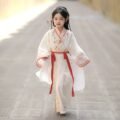 Chinese-Inspired Girl's Warring States Robe