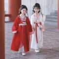 Chinese-Inspired Girl's Warring States Robe