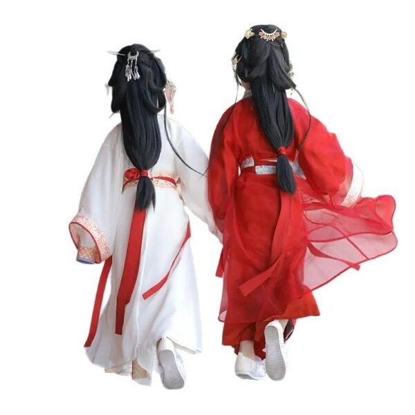 Chinese-Inspired Girl's Warring States Robe