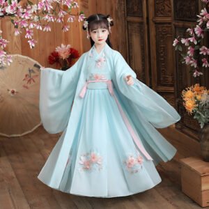 Girl's Chinese Style Hanfu Clothing