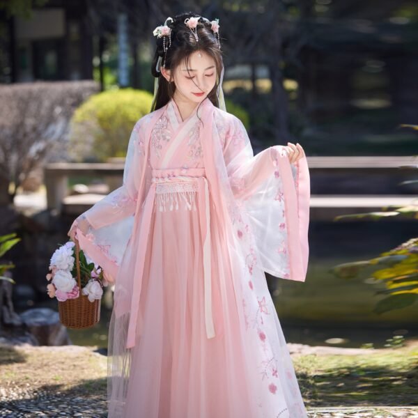 Daily Chinese-style Pink Princess Dress
