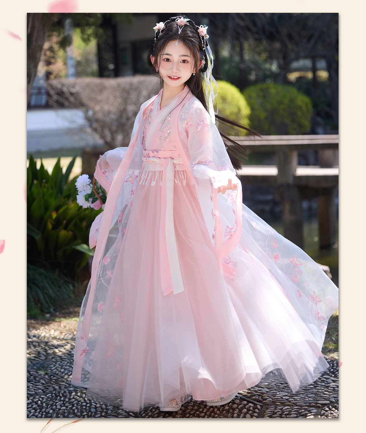 2025 Daily Chinese-style Pink Princess Dress