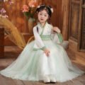 Exquisite Fairy Green Improved Hanfu