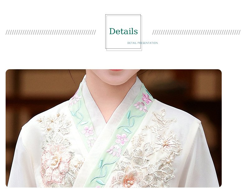 Girls Guzheng Performance Clothing