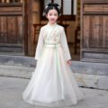 Girls Guzheng Performance Clothing