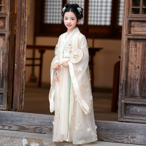 Girls Guzheng Performance Clothing