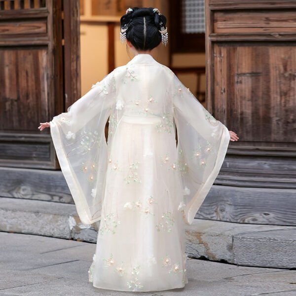 Girls Guzheng Performance Clothing
