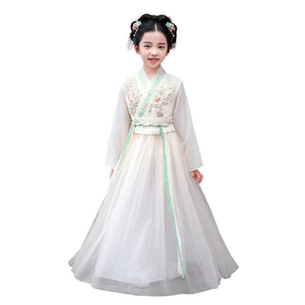 Girls Guzheng Performance Clothing