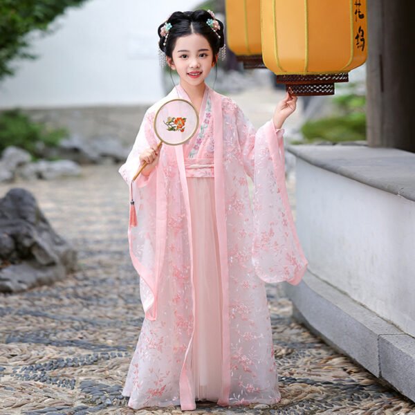 Girls Guzheng Performance Clothing