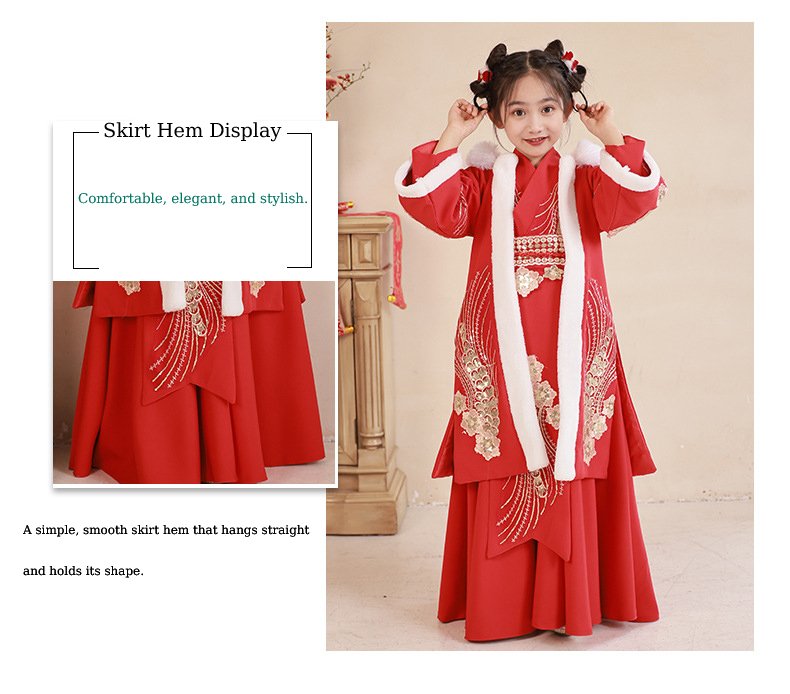 red Chinese New Year dresses photo
