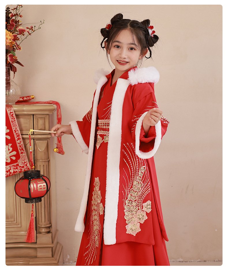 red Chinese New Year dresses photo