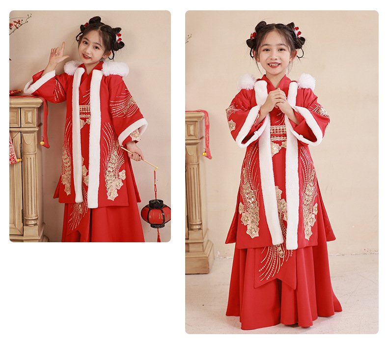 red Chinese New Year dresses photo