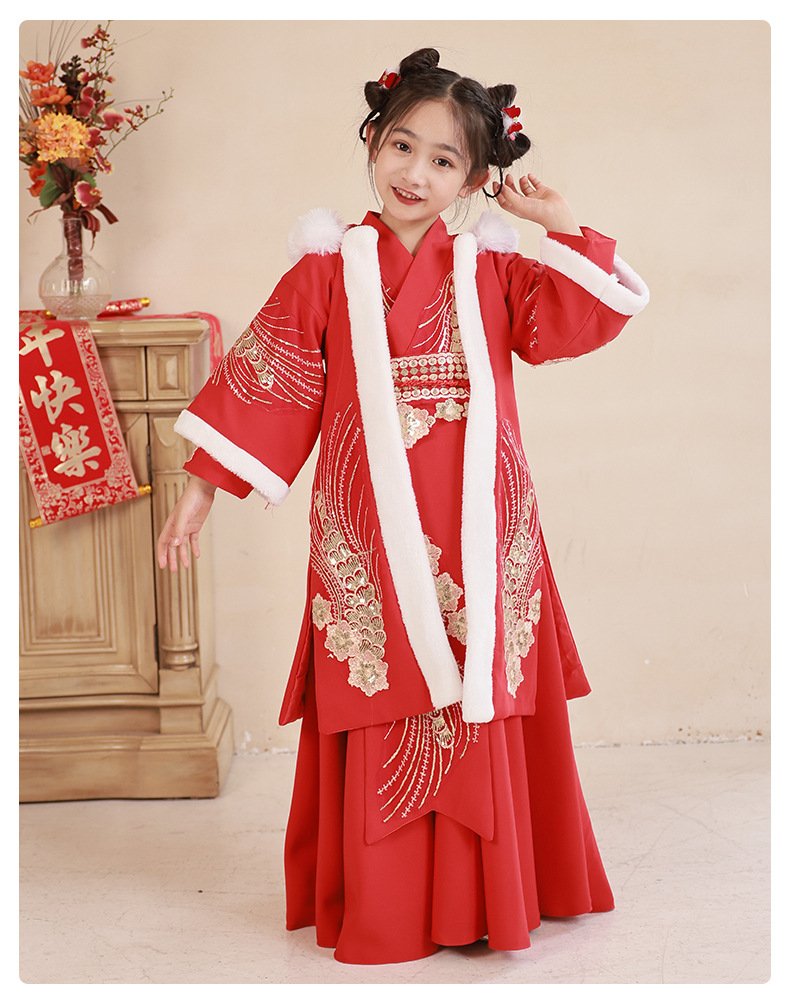 red Chinese New Year dresses photo