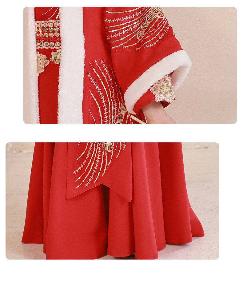 red Chinese New Year dresses photo