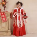Chinese New Year Girls' Red Hanfu