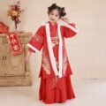 Chinese New Year Girls' Red Hanfu
