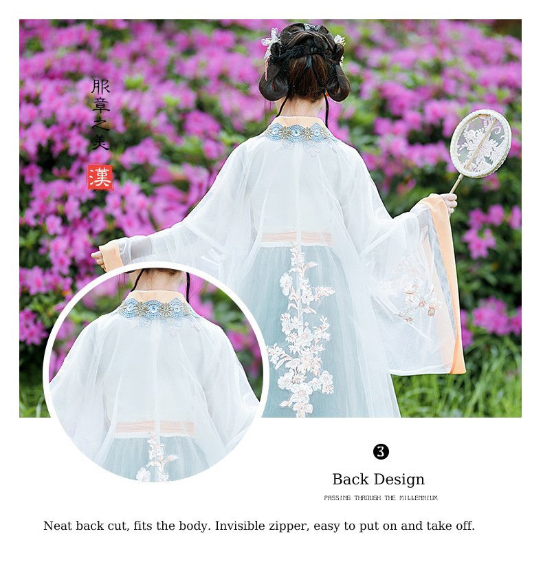 Girl's Long-Sleeve Hanfu