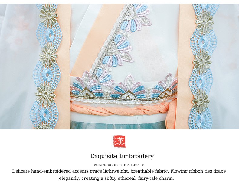 Girl's Long-Sleeve Hanfu