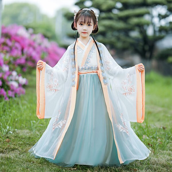 Girl's Long-Sleeve Hanfu: Super Fairy Ruqun for Summer