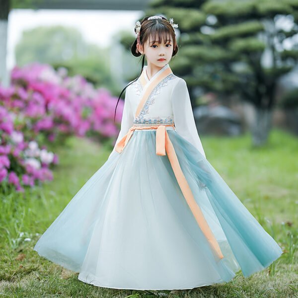 Girl's Long-Sleeve Hanfu: Super Fairy Ruqun for Summer