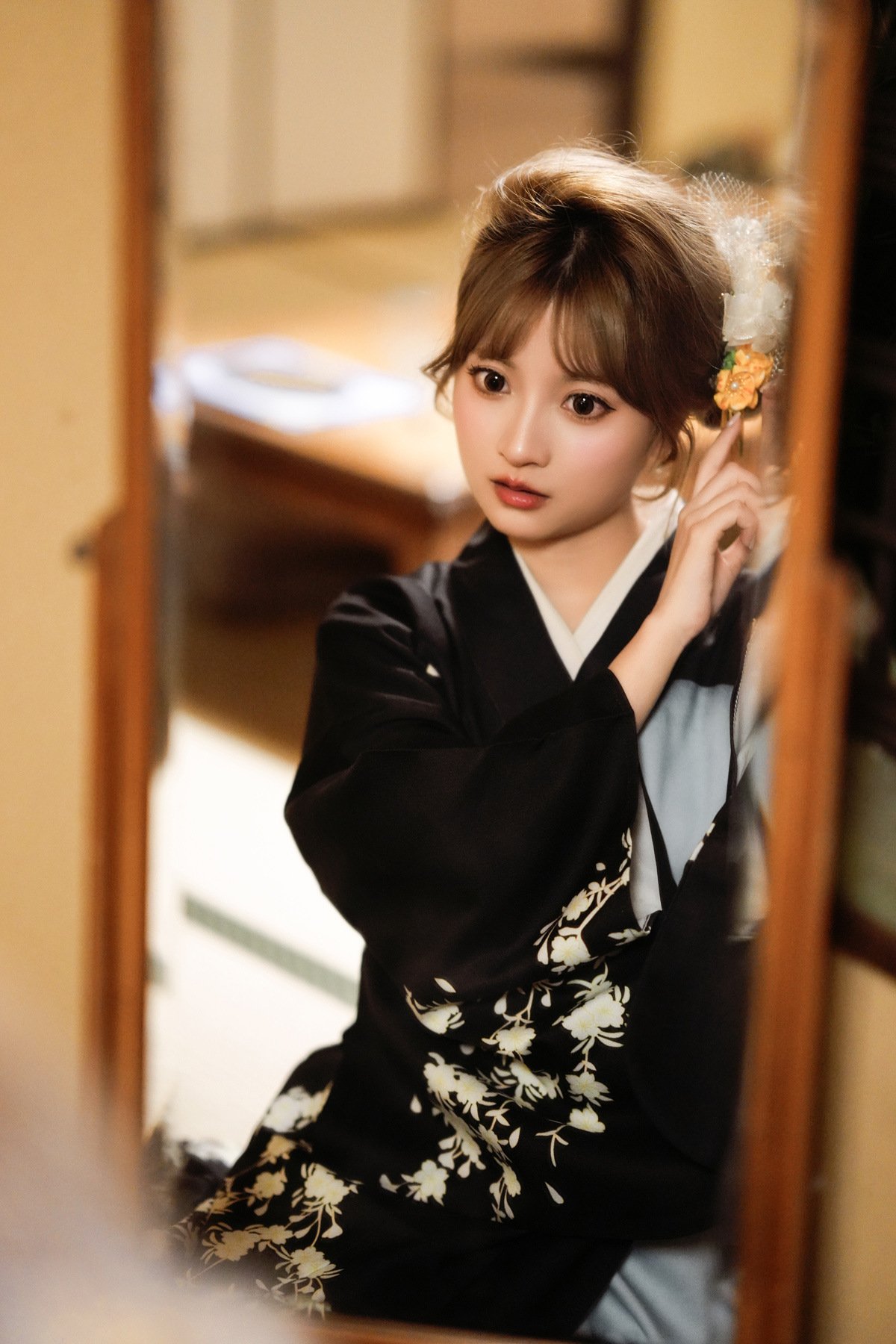 Women’s Traditional Black Tomesode Kimono