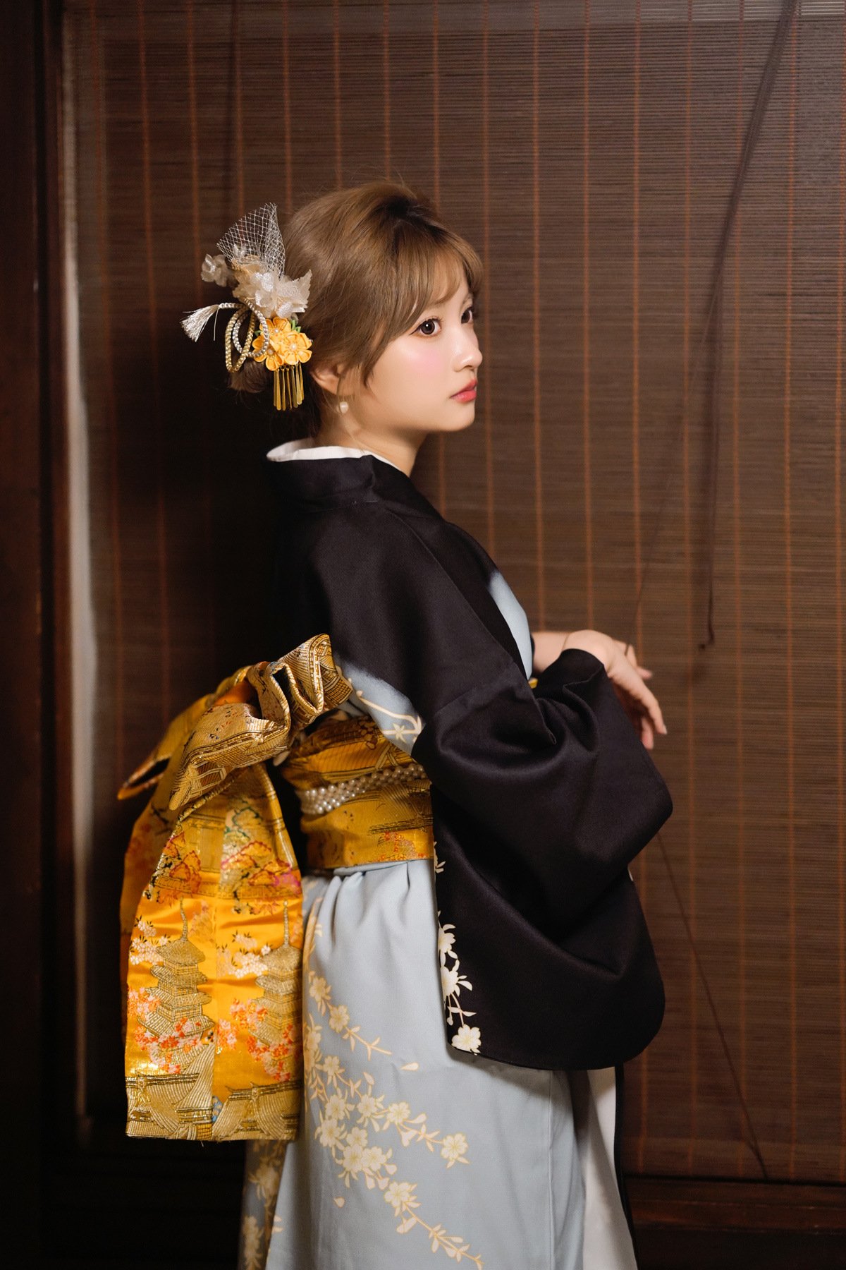 Women’s Traditional Black Tomesode Kimono