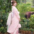 Pink Lace Kimono