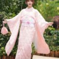 Pink Lace Kimono