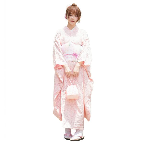 Pink Lace Kimono