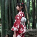 Red Japanese Kimono & Yukata
